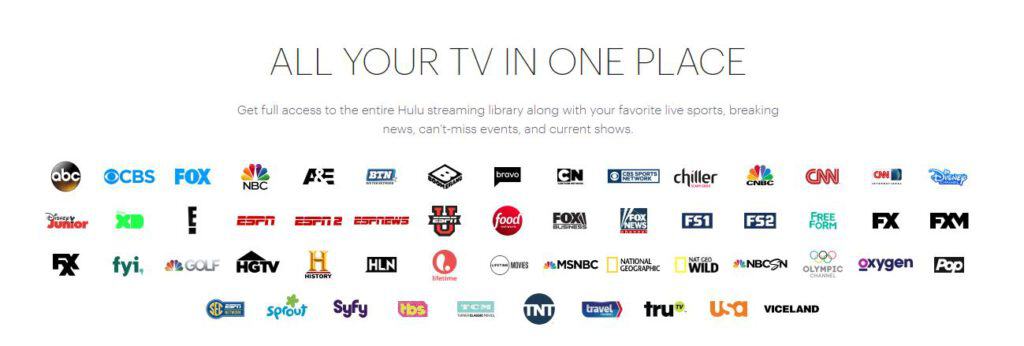 Hulu Live TV Channels