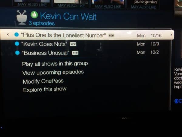 TiVo Sorting Problem for OnePass with 20.7.4 RC2