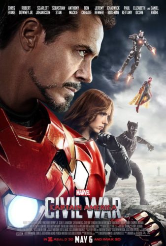 Movie Poster Left - Captain America: Civil War