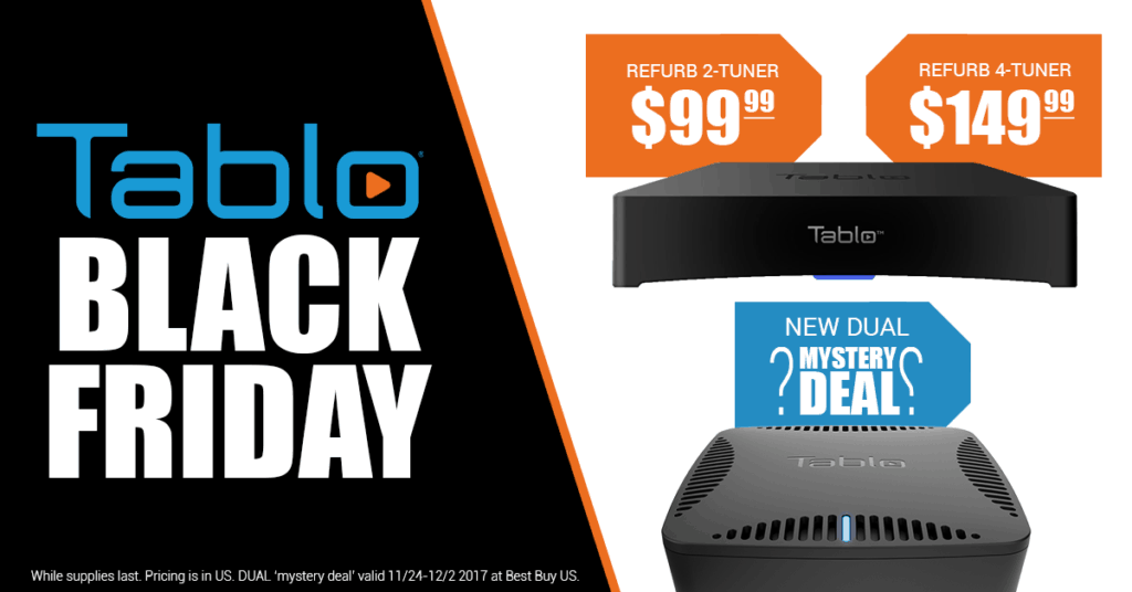 Black Friday Tablo DVR Deals