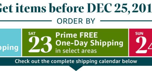 Get Amazon Items Before December 25 2017