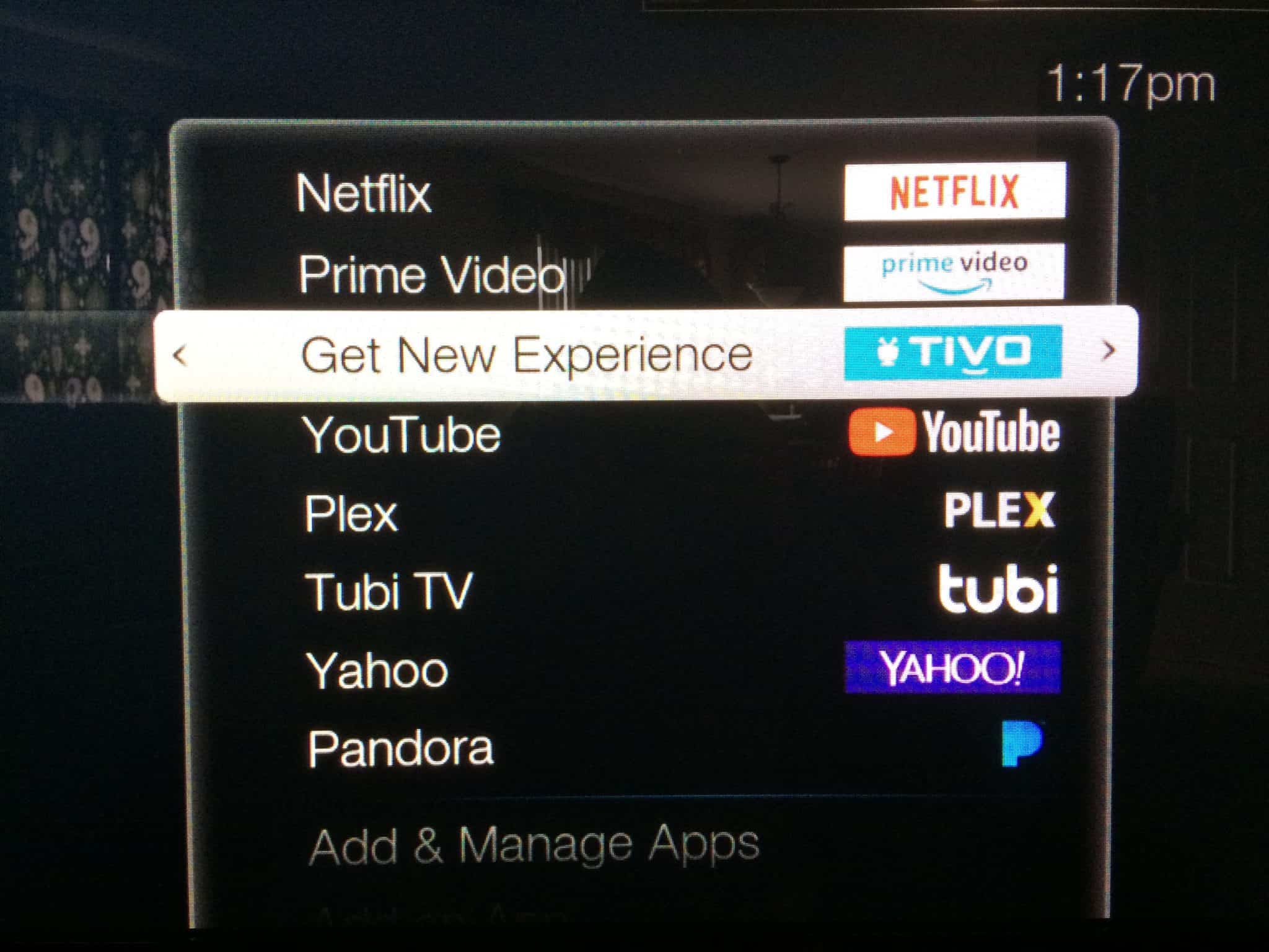 New Tivo Experience | TiVo Experience 4: TiVo Menu – JKJQJH