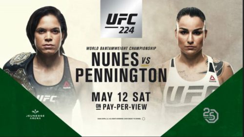 Stream UFC 224 NUNES VS PENNINGTON